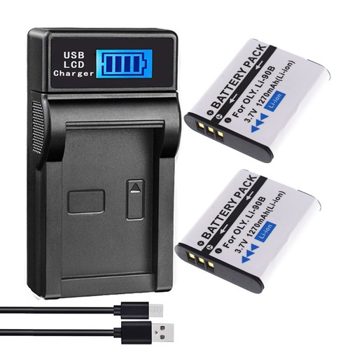 2x DB-110 Battery +USB LCD Charger for Ricoh GR3 GR III GRIII GRIIIX GR3X - Picture 12 of 12