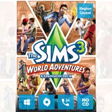 The Sims 3 World Adventures Expansion Pack DLC PC EA App Key Global Region Free