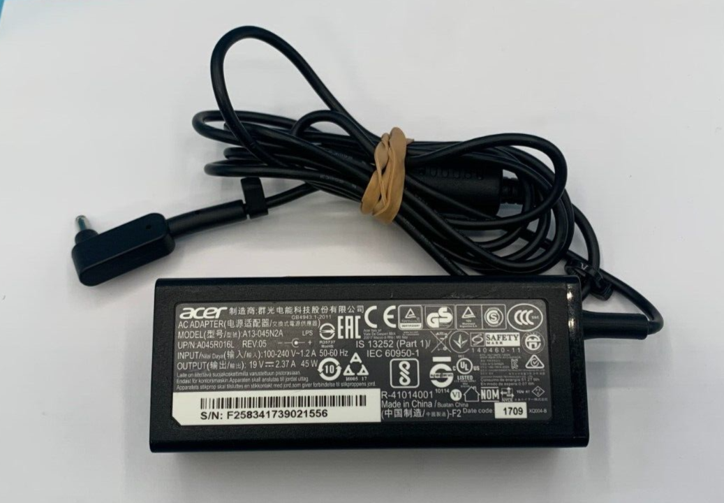 Adattatore Di Alimentazione Per Computer Portatile 19 V 2,37 A 45 W, 5,5 X 1,7 Mm, Compatibile Con Il Caricatore Di Alimentazione A Cer A045r021l ADP-45he B Pa -1450-26 - Foto 6
