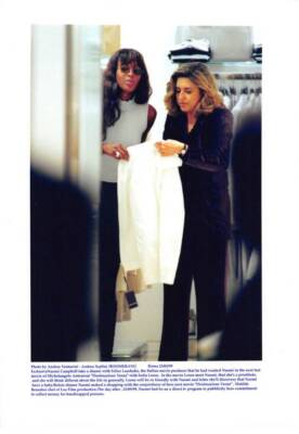 Pressefoto.MLE10592.30x20cm ca.Naomi Campbell.Dinner.1999.Felice La