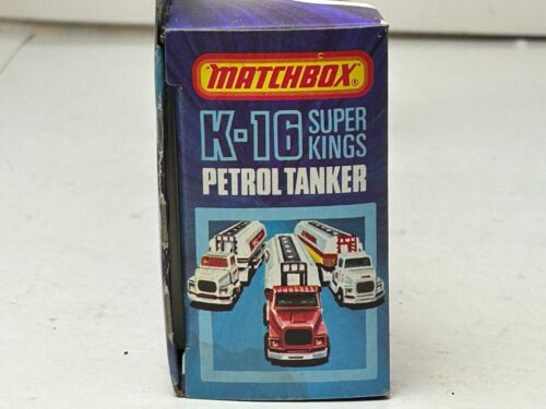 Matchbox Super Kings No. K-16 Texaco Gasoline Tanker Truck with Original Box #2 - Picture 5 of 22
