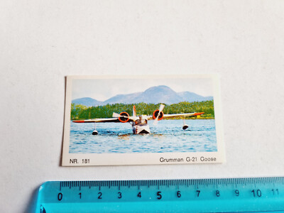 GRUMMAN G-21 GOOSE STICKER AIRPLAIN STICKER STICKER VINTAGE 80s ORIGINAL