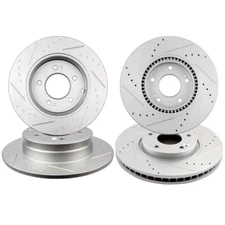 Front & Rear Brake Rotors Set of 4 for 2006-2009 2010 Hyundai Sonata 3.3L V6