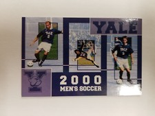 Yale University Bulldogs 2000 Men's Soccer Pocket Schedule - Fusco