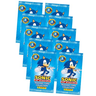 SONIC Karten - (2025) The Hedgehog Sammelkarten - 10 Booster