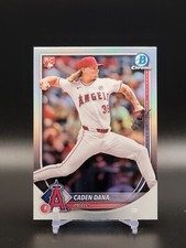 Caden Dana 2025 Bowman Chrome #94 Red Rookie RC Logo Refractor Redemption SP