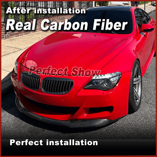Se adapta a BMW E63 E64 M6 2006-2010 carbono labio delantero espada alerón labio - Imagen 4 de 10