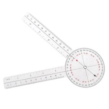 Corner Rule Plastic Goniometer 360 Degree for Body Measuring Tape Goniometer