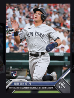 2023 TOPPS NOW 7/1- 5th Multi Hit Rookie - ANTHONY VOLPE(Topps Bunt Digital card