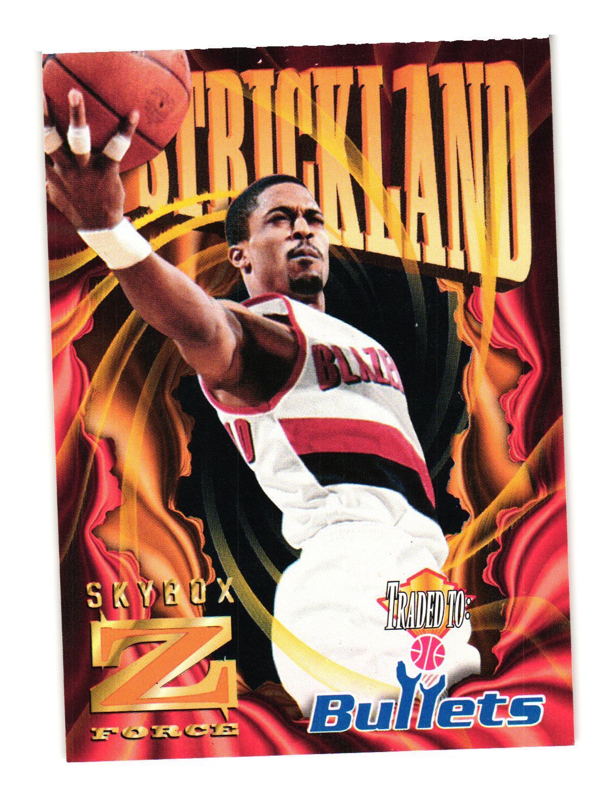 1996-97 SkyBox Z-Force #73 Rod Strickland Washington Bullets