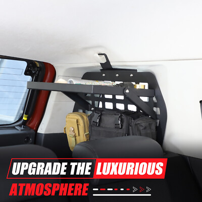 Alloy Trunk Side Window Molle Panel Storage Rack For Toyota FJ Cruiser 2007-2021
