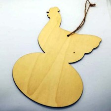 Sagome di legno grezzo da decorare dipingere Stamperia decoupage Gallina