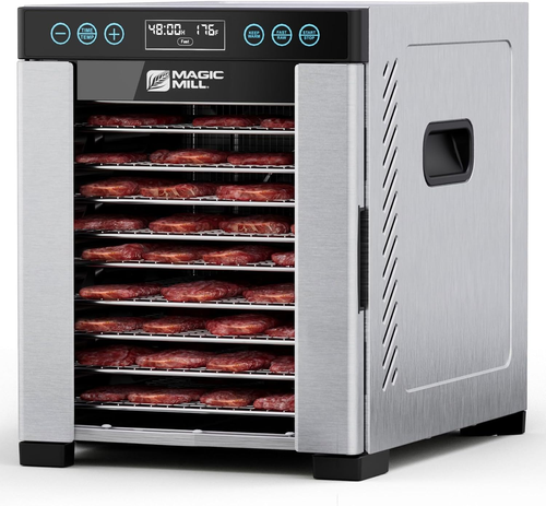 Profi Lebensmittel Dörrapparat mit 7 XL Tabletts, Timer, Temperaturregelung, ETL zugelassen - Bild 9 von 12