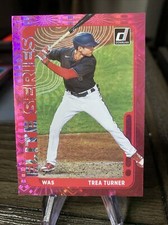2021 DONRUSS TREA TURNER ELITE SERIES PINK FIREWORKS