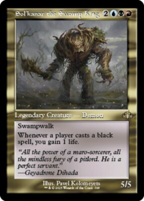 x1 Sol'kanar the Swamp King - Retro Frame R MTG Dominaria Remastered M/NM, Engli