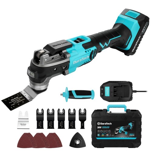 DURATECH Cordless Oscillating Tool 20V Oscillating Multitool 3°Oscillation Angle - Picture 2 of 12