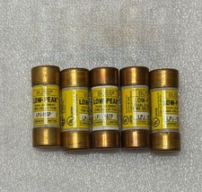 LOT OF 5 Bussman LPJ-15SP Low-Peak Dual Element Time Delay Fuse 15A 600Vac