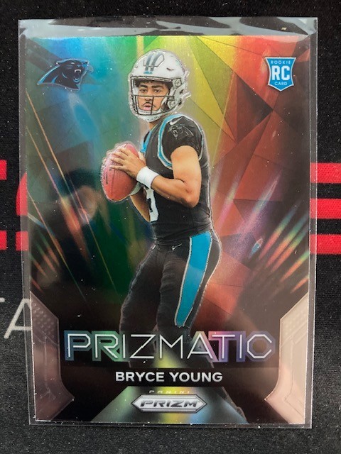 Bryce Young RC 2023 Panini Prizm Prizmatic Carolina Panthers Football