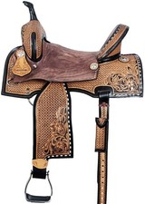 Leather Horse Saddle Barrel Racing Western Racer Handmade Equestrian Trail Tack