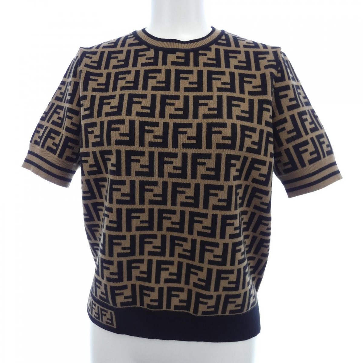Authentic FENDI FF motif FZY702 A5QG Knitwear #270-004-156-6333 | eBay