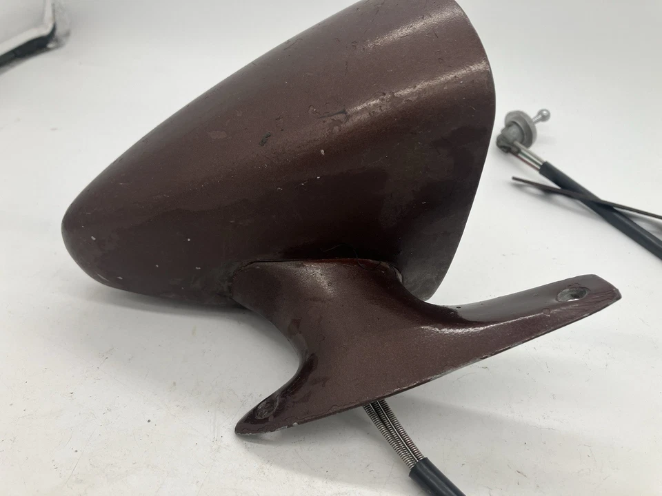 71-80 Pinto Mustang II Bobcat LH Sport Racing Outside Remote Mirror USED - Image 4 of 4