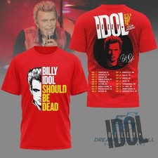 Billy Idol Should Be Dead Tour 2026 AOP T-Shirt Gift For Fan  BL2481