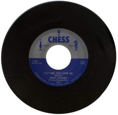 45Re JIMMY ROGERS ''Act Like You Love Me / Going Away Baby''  Harp Blues Boppers  