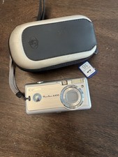 Canon Digital Camera PowerShot A400 3.2MP Silver Tested Works With Case