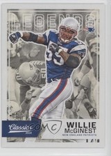 2016 Panini Classics Legends Red Back Willie McGinest #195 0af