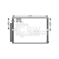 Kondensator Klimaanlage FüR Toyota Land Cruiser Prado 3.0 D-4D