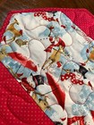Handcrafted-Quilted Table Runner-It's a Winter Wonderland-Snowmen & Wildlife NEW — photo 2