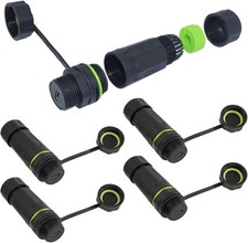 5PCS USB 3.1 Type C 10Gbps Panel Mount IP68 Waterproof Coupler