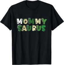 Mommy Saurus Mom Birthday Boy Dinosaur Men Women Kids T-Shirt Gift for Dad, Mom,