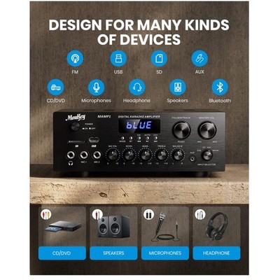 Bluetooth Stereo Receiver 400W Peak Power