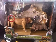 Jumanji Wild Kingdom Movie Animal Collection Action Figures Razorback Eagle NIB