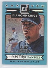 2015 Panini Donruss Diamond Kings Stat Line Career /307 Felix Hernandez #25 1tr