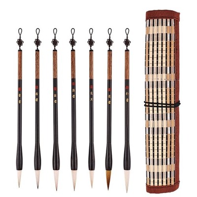 Beginner Calligraphy Brush Chinese Pen for Small Regular/Cursive Scripts Writing