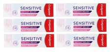 6 x Colgate Sensitive Instant Relief Repair + Gum Care Toothpaste 75ml 42.16 per litre