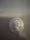 1943 Siver Quarter 25 cent Uncertified Washington Silver Quarter No-Mint Mark