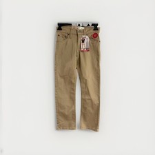 Levis boys 511 SLIM khaki tan pants super soft 8 REG w24 l25 BRAND NEW 48 C32