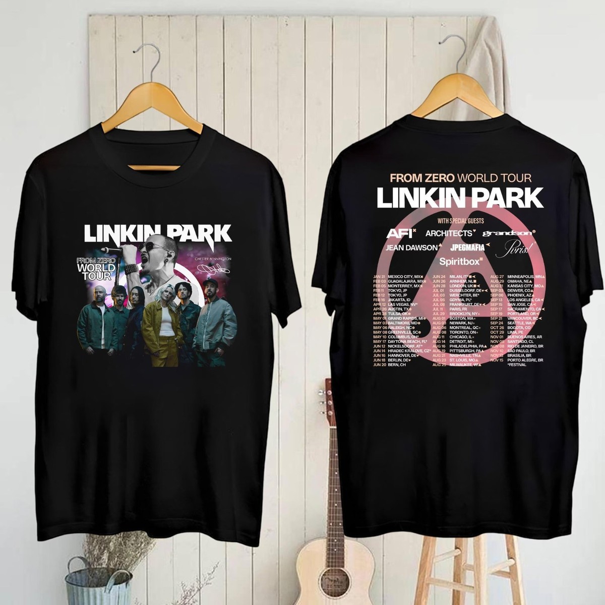 新品未使用 Linkin Park 2025 ツアー Tシャツ Sサイズ Linkin Park From Zero World Tour 2025 Toronto artwork shirt