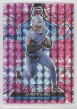 2024 Panini Mosaic Pink Camo Mosaic Prizm Jahmyr Gibbs #73 1jt0