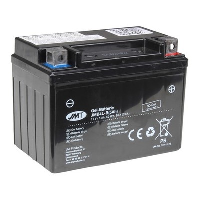Batterie JMT Gel High Power YT4L-BS/JMTX4L-BS 12 V für Kymco KB 50 CX/Super