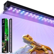 23W T5 UVB LED Reptile Light High Output UVA UVB Light for Bearded Drago
