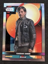 2025 Topps Star Wars Smugglers Outpost Cassian Andor Silver Refractor Finest 50