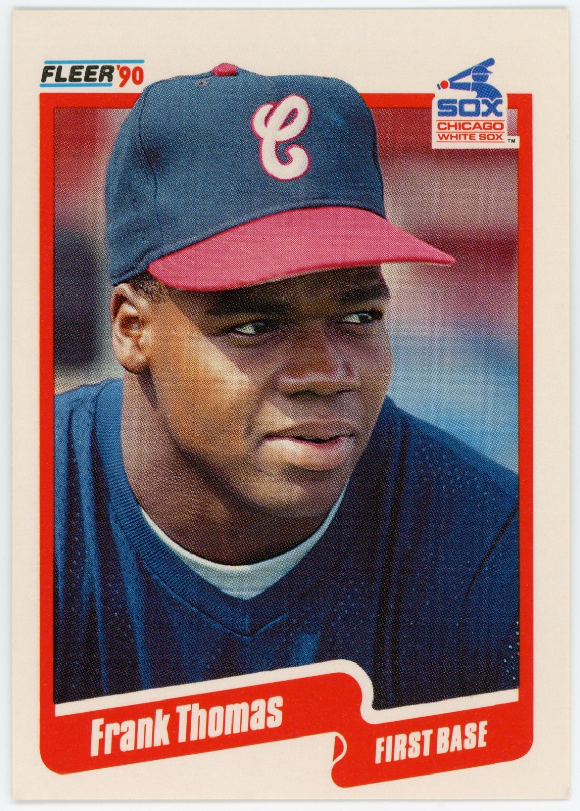 1990 Fleer Update #U-87 Frank Thomas RC Chicago White Sox