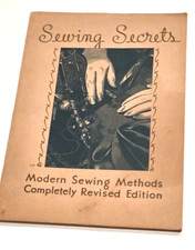 Sewing Secrets Book 53 Modern Sewing Methods PB VTG 1937