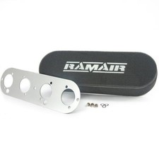 Ramair Twin Carb Air Filters Baseplate Caterham Vauxhall 2.0 16v Weber Dcoe