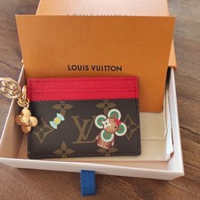 NEU Louis Vuitton Kartenetui mit Charms/Weihnachtskollektion/+Weihnachtstüte
