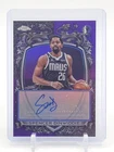 SPENCER DINWIDDIE 2025-26 TOPPS CHROME SIGNATURE STYLE PURPLE AUTO /75 Q6018